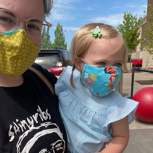 Face Mask: 100% Cotton Reusable and Washable